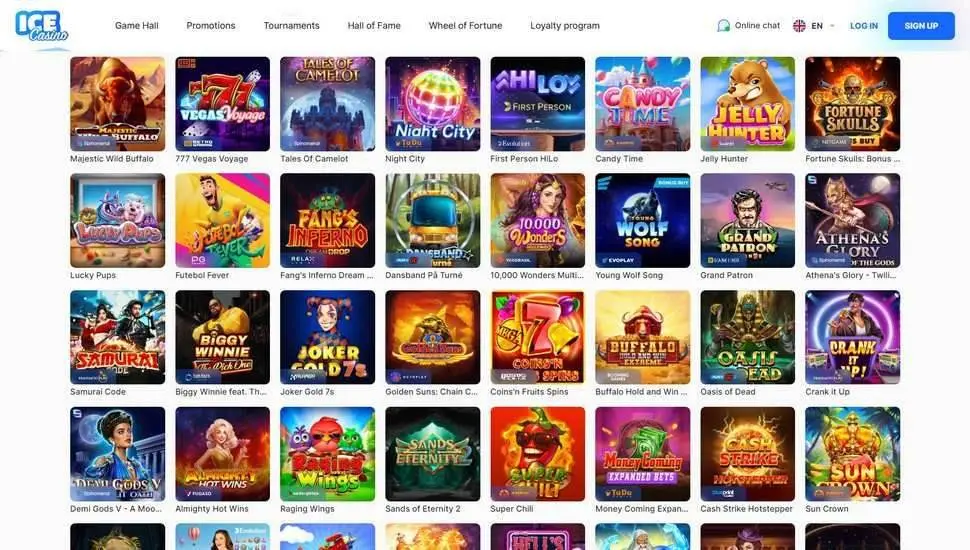 Bonus di benvenuto su Ice Casino.